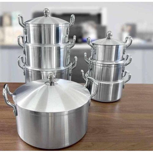 Aluminium Cooking and Serving Dishes 7pc